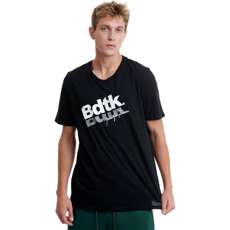 Body talk men's black tshirt logo-null