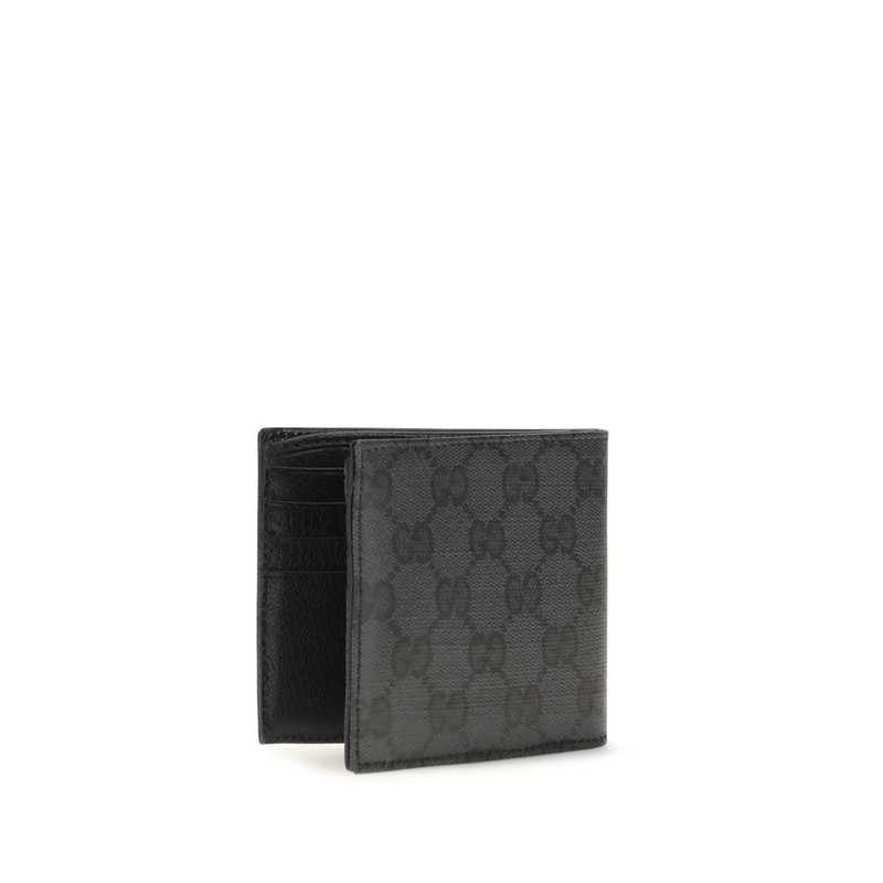 Black cotton wallet-null