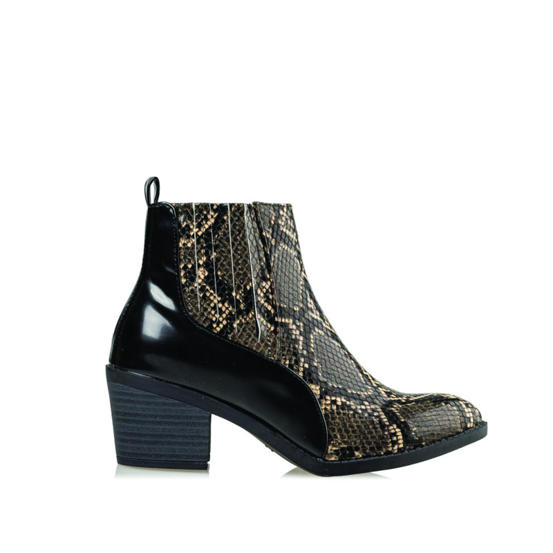 Miss nv western booties -black-null