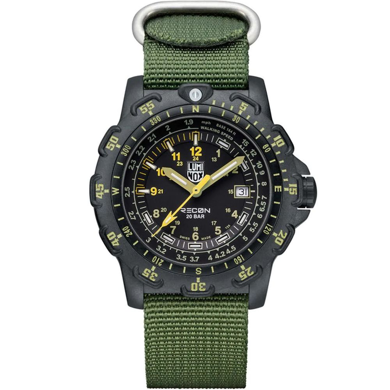 Bicolor nylon sport watch-null