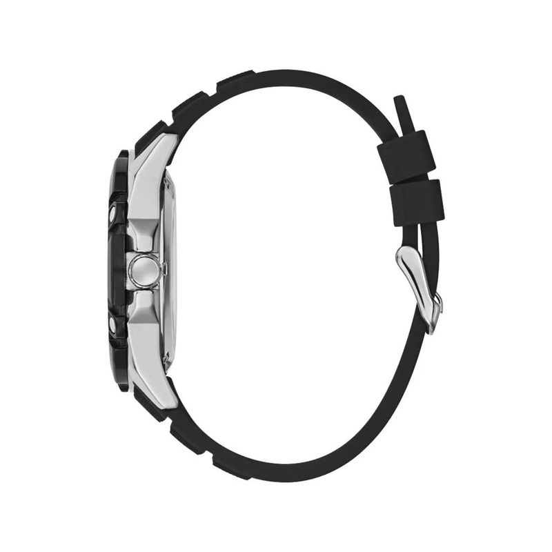 Black synthetic sport watch-null