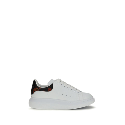 White calf leather bos taurus low top sneakers, White, medium