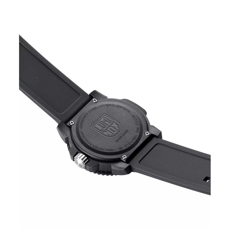Black resin sport watch-null