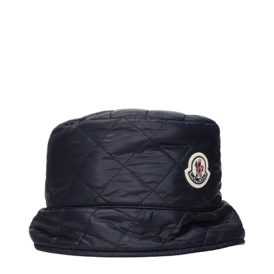 Blue cotton bucket hat, Blue, medium