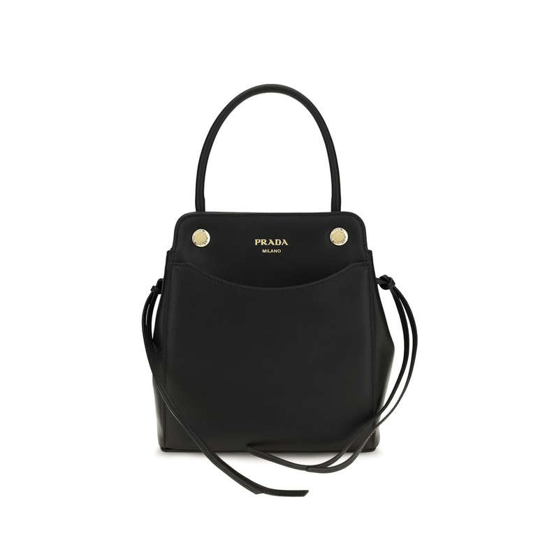 Black calf leather bos taurus shoulder bag-null