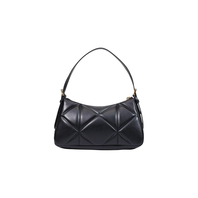 Black polyethylene handbag-null