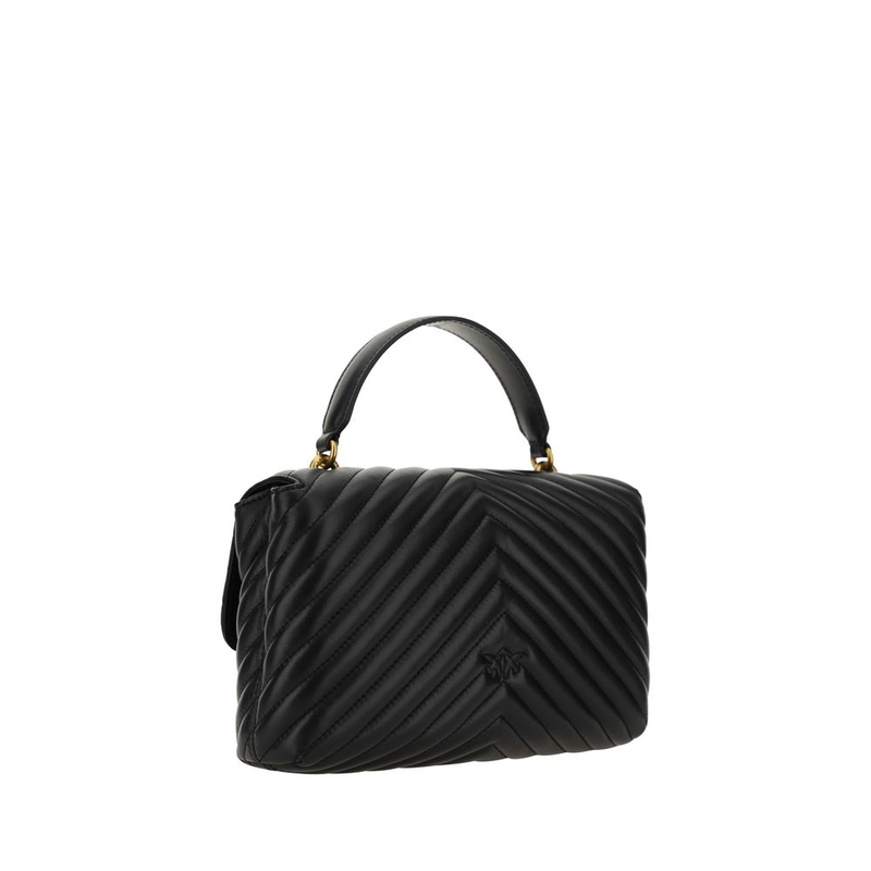 Black calf leather bos taurus handbag-null