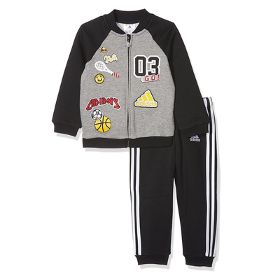 Adidas infant fun fleece jogger set ce9729, Black, medium