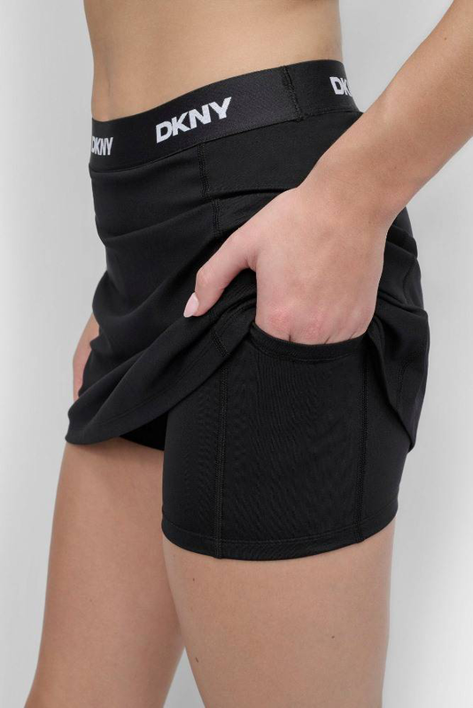 Logo elastic balance compression skirt-null