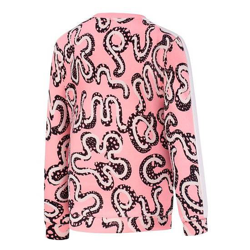 T7 flwr all-over-print fleece crew-null