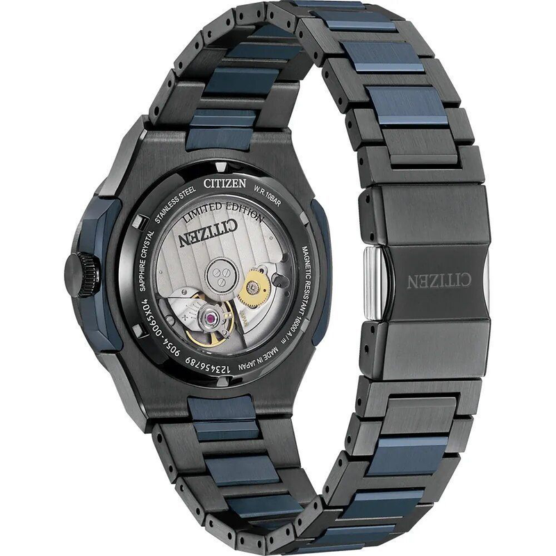 Gray stainless steel dress watch-null