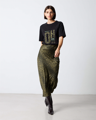 Skirt long animal print