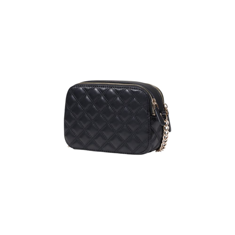 Black polyethylene handbag-null