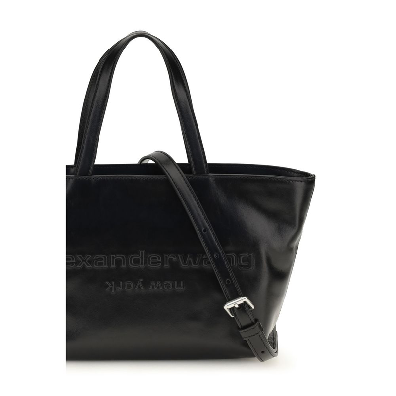 Black calf leather bos taurus handbag-null