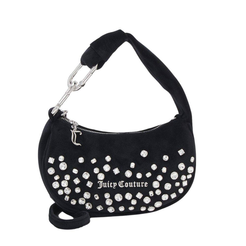 Product image: Blossom diamante velour small hobo-null