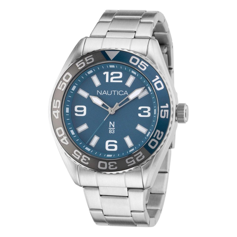 Gray stainless steel dress watch-null