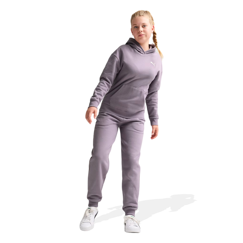 Puma loungewear suit youth girls fleece athletic tracksuit set purple 683320-30-null