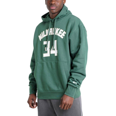 Nba bucks - giannis antetokounmpo fleece hoodie, Fir, medium