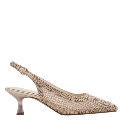 Tamaris slingback, Gold, medium