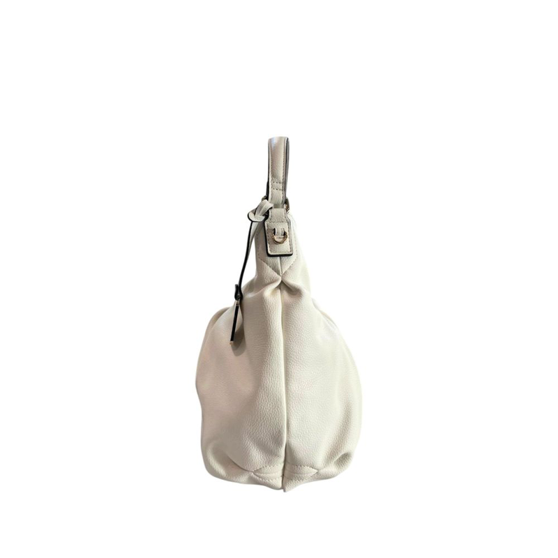 White pu women shoulder bag-null