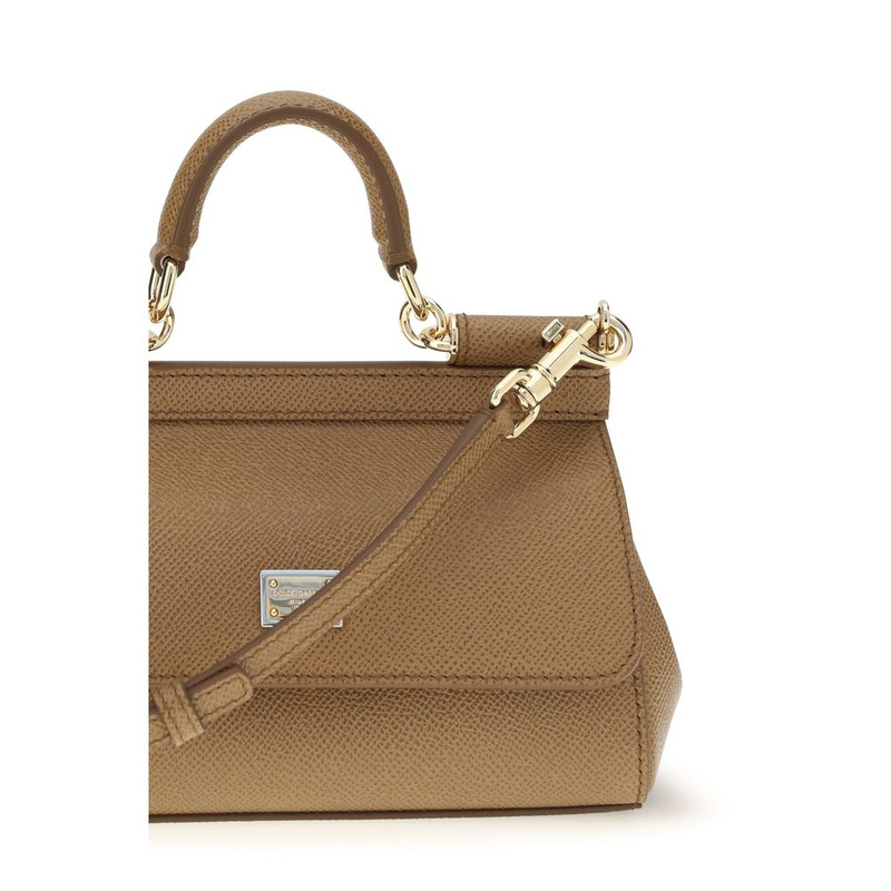 Beige calf leather bos taurus handbag-null