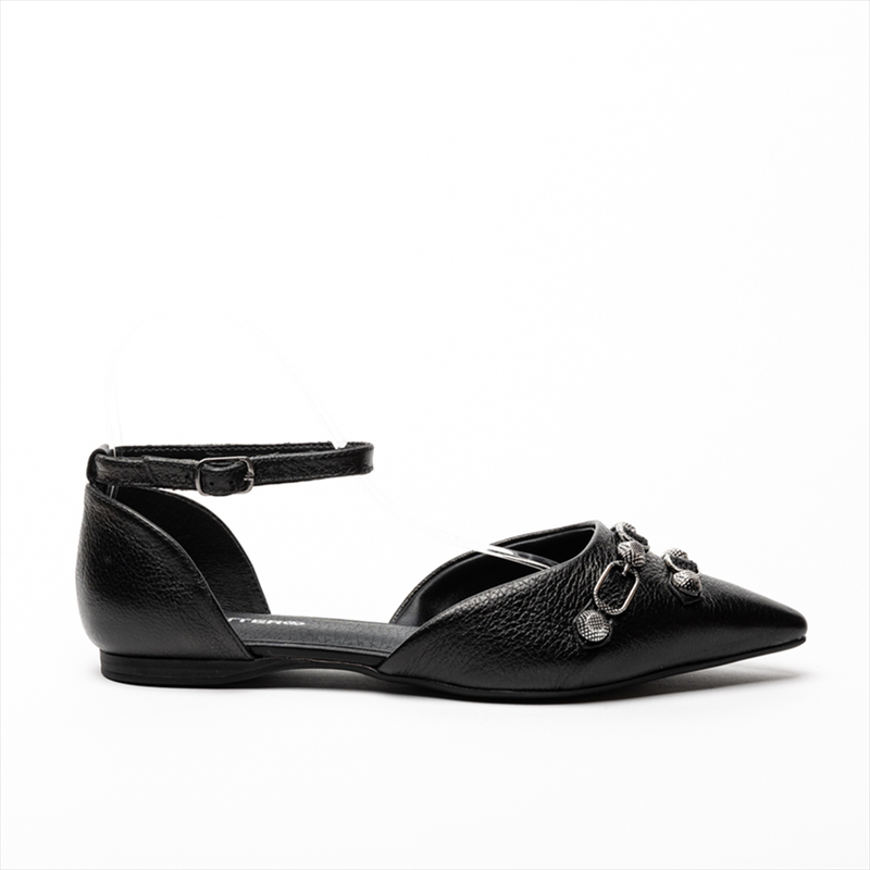 Bottero leather flat pumps-null