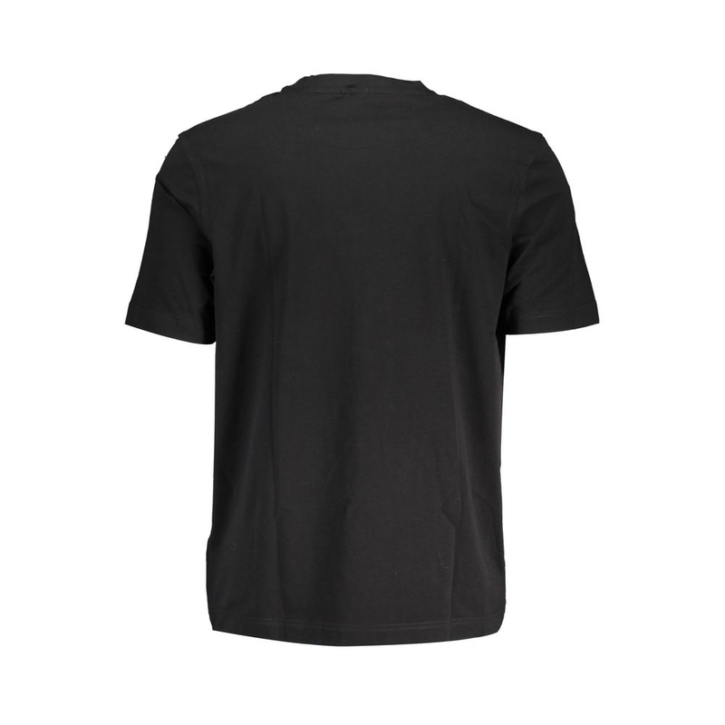 Black cotton men's t-shirt-null