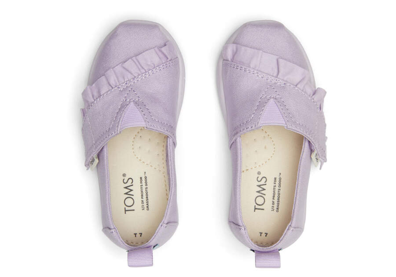 Product image: Toms tiny canvas/ruffle light orchid-null