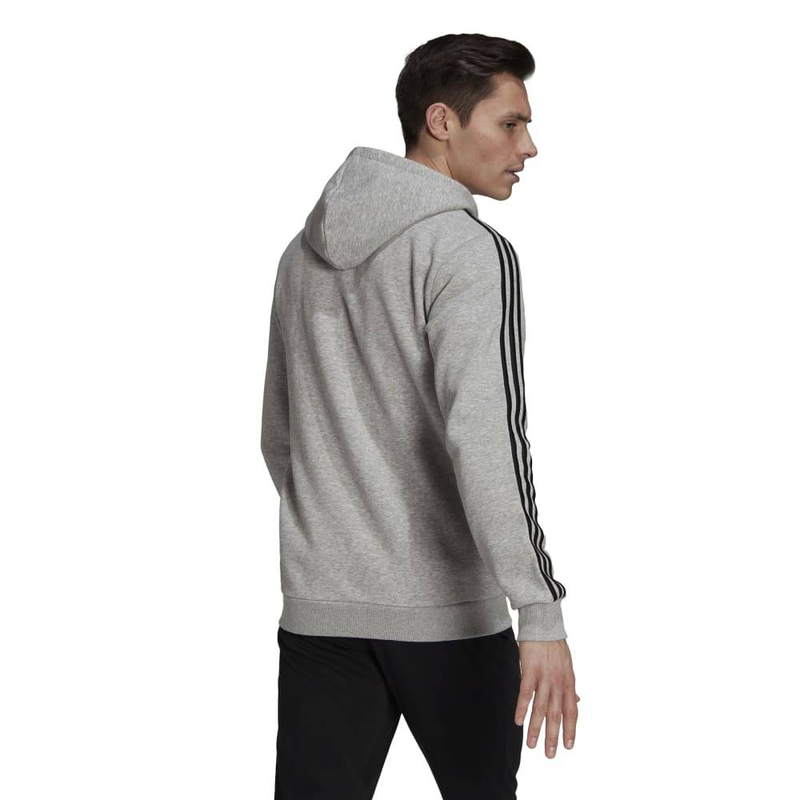Men 3-stripes fleece fz hoodie-null