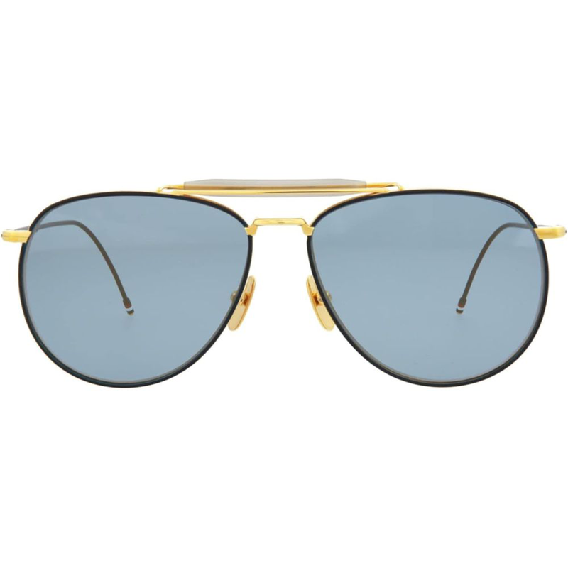 Gold titanium sunglasses-null
