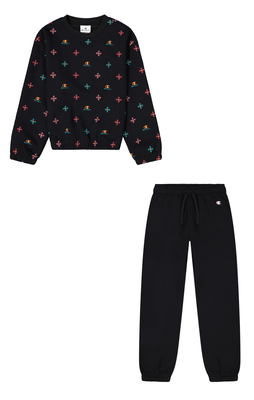 Champion girl crewneck suit (404835)-black