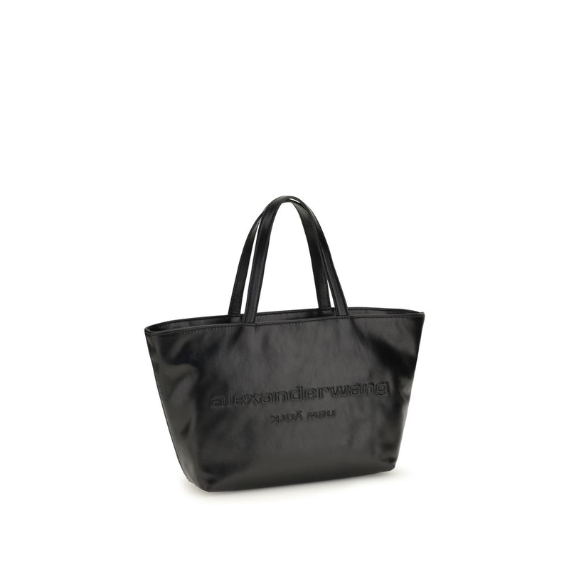 Black calf leather bos taurus handbag-null
