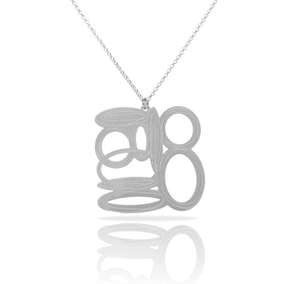 Opera silver pendant, , medium