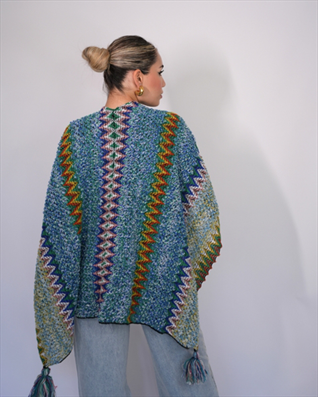 Knitted cape ab-1-null