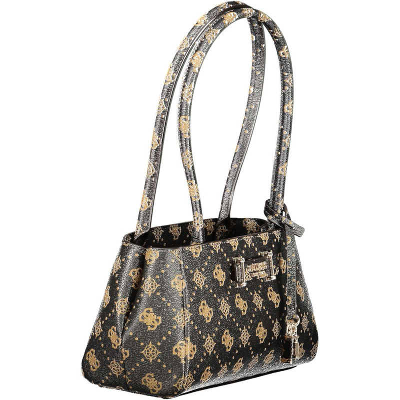 Marrone poliuretano women handbag-null