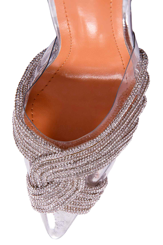 Rhinestone pumps-null
