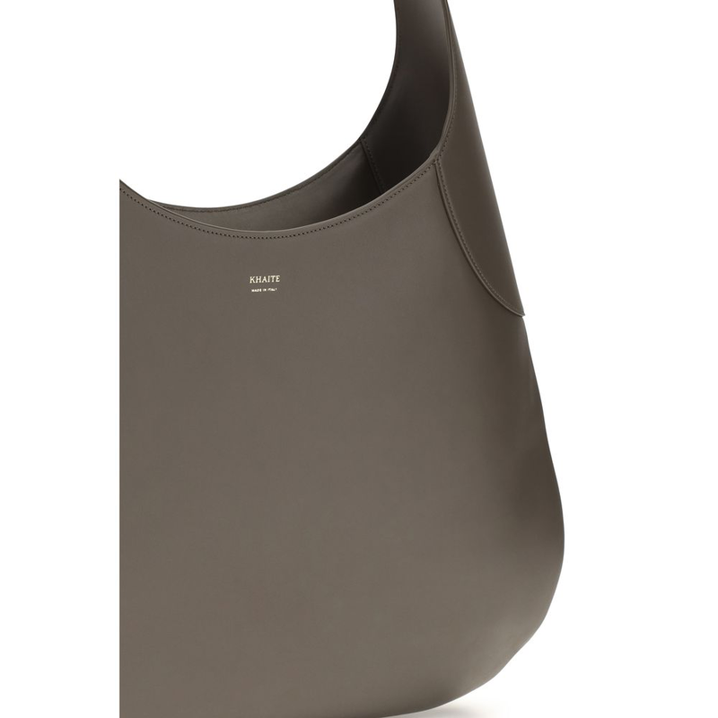 Gray calf leather bos taurus handbag-null