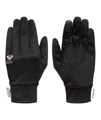 Roxy women hydrosmart liner snow gloves (erjhn03206-kvj0), Kvj0-black, medium