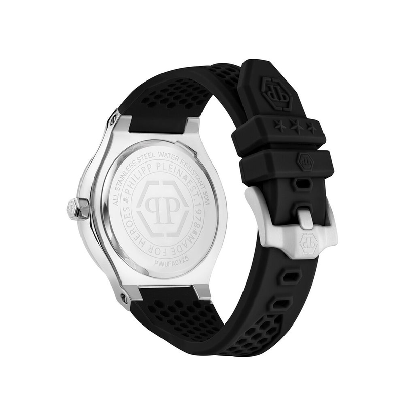 Black synthetic sport watch-null