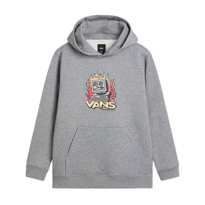 Vans boys digital repair pullover, Grey, medium