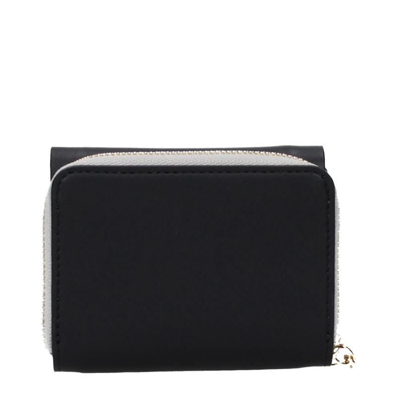 Black leather wallet-null