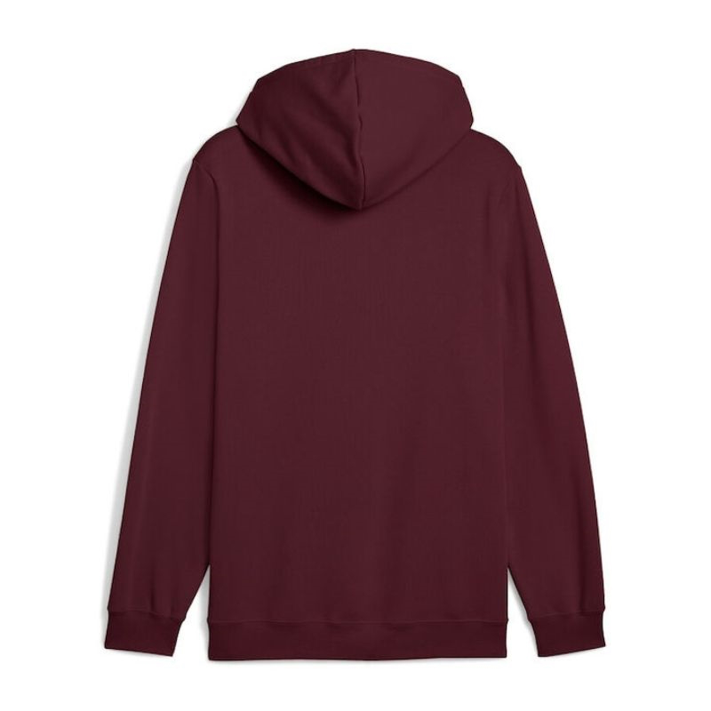 Puma men essentials 2 color small logo hoodie fleece sweater-null