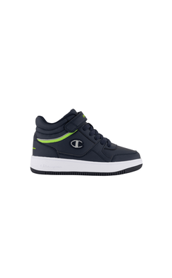 Champion boy mid cut shoe rebound mid b ps (s32404)-navy, Navy, medium