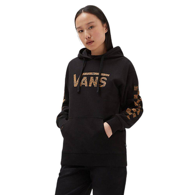 Wyld tangle animal boyfriend fit sweatshirt, Black, medium
