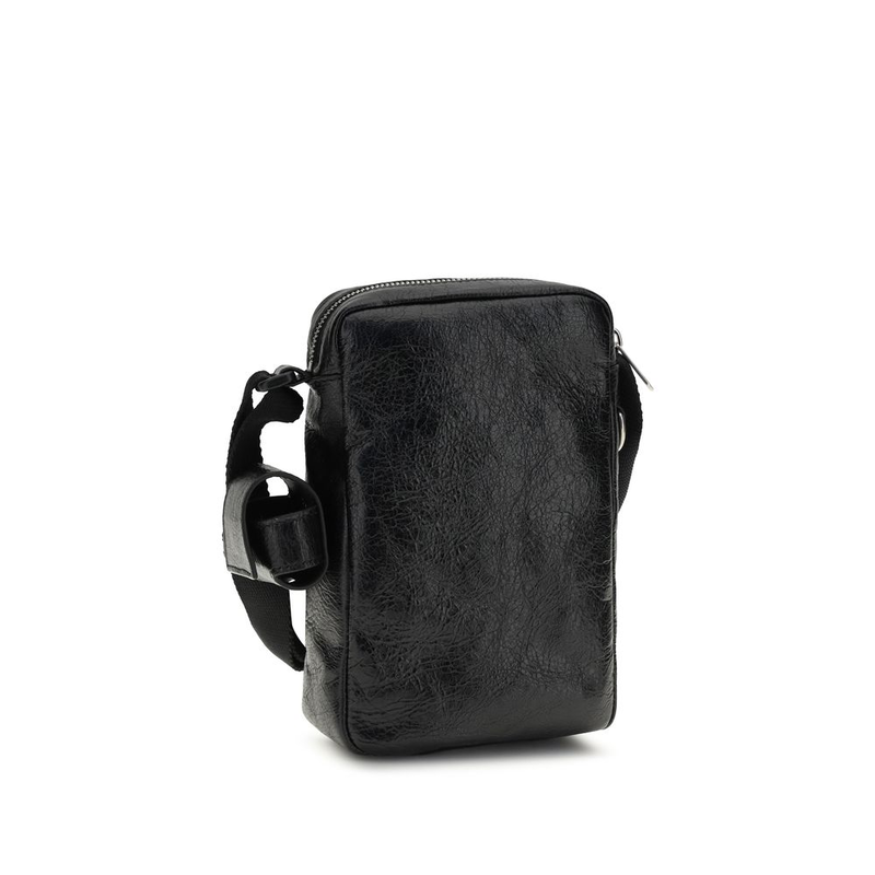 Black lamb ovis aries aries shoulder bag-null