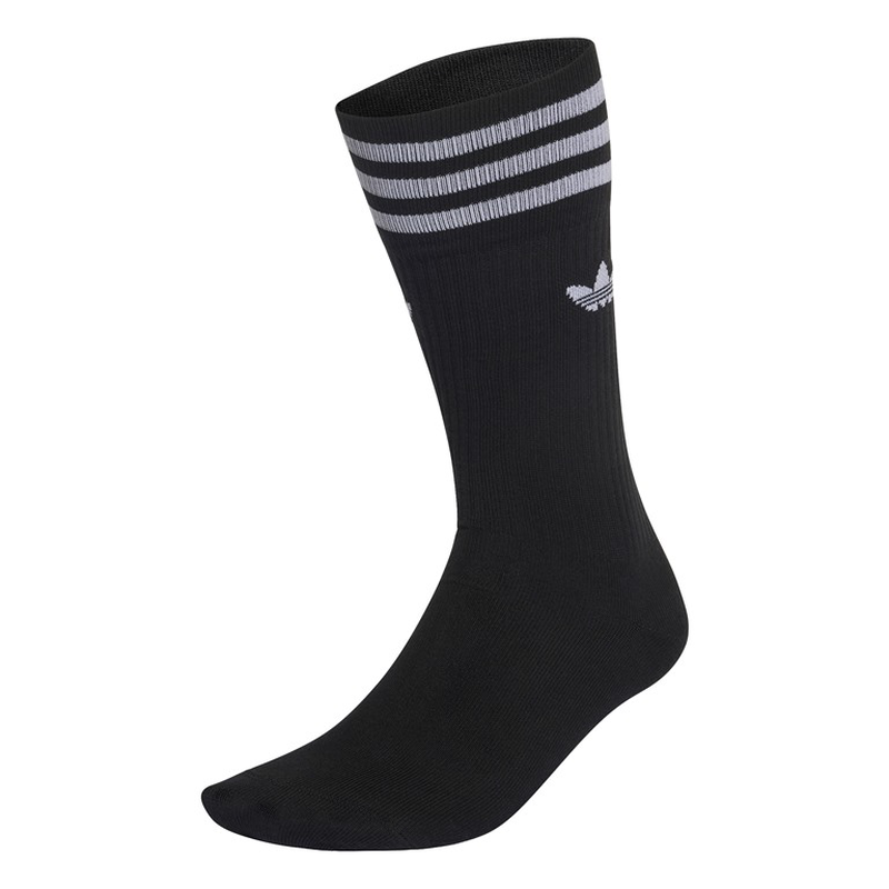 Solid crew sock     black/white-null