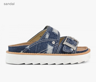 Colors of california denim look sandal