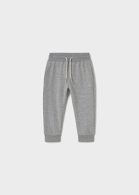 Παντελονι φουτερ basic λεπτο γκρι, Grey Μελαν, medium
