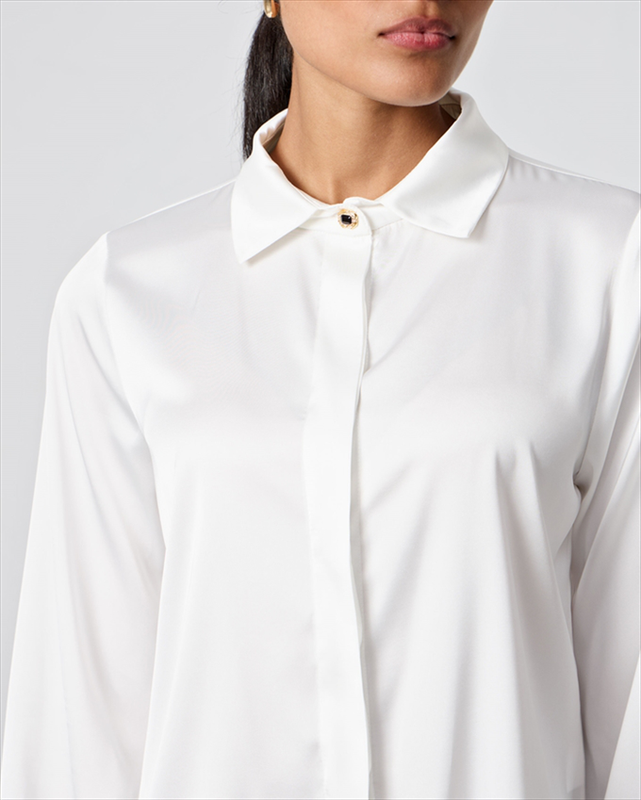 Shirt satin long sleeve image number null