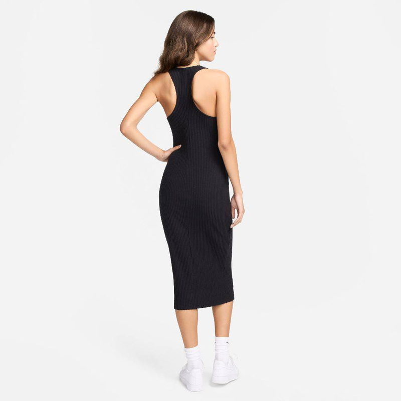 Nike nsw slim sleeveless ribbed midi dress-null
